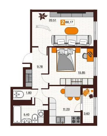 Продажа квартиры, Оренбург, ул. Просторная - Фото 10