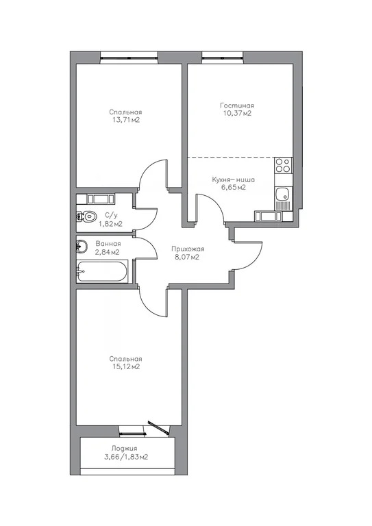 Продажа квартиры в новостройке, Оренбург, Победы пр-кт. - Фото 3