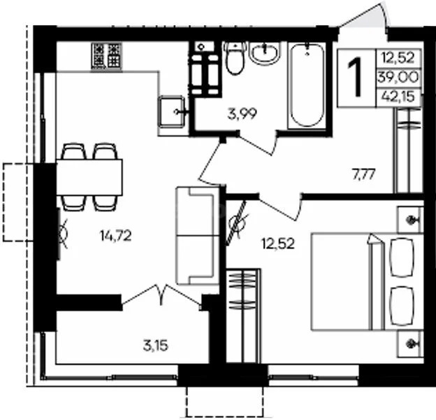 Продажа квартиры в новостройке, Севастополь, ул. Мате Залки - Фото 1
