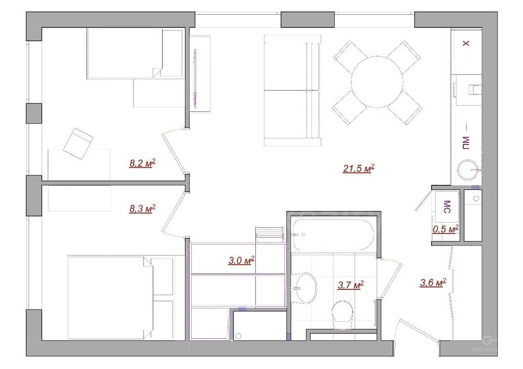 Продажа 2-комн. кв-ры, Новомосковский АО, н.п. Комунарка, ул. ... - Фото 19