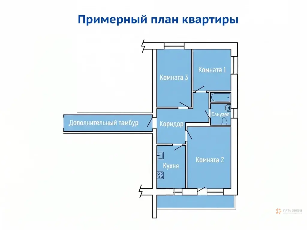 Продается 3-комнатная квартира Вишневый бульвар, 2 - Фото 1