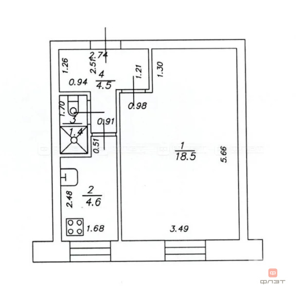 Продажа квартиры, Осиново, Зеленодольский район, ул. Комсомольская - Фото 12