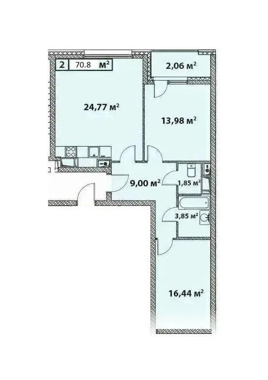 Продажа 2-комн. кв-ры, ул. Старокрымская, д. 15, корп. 2 - Фото 17