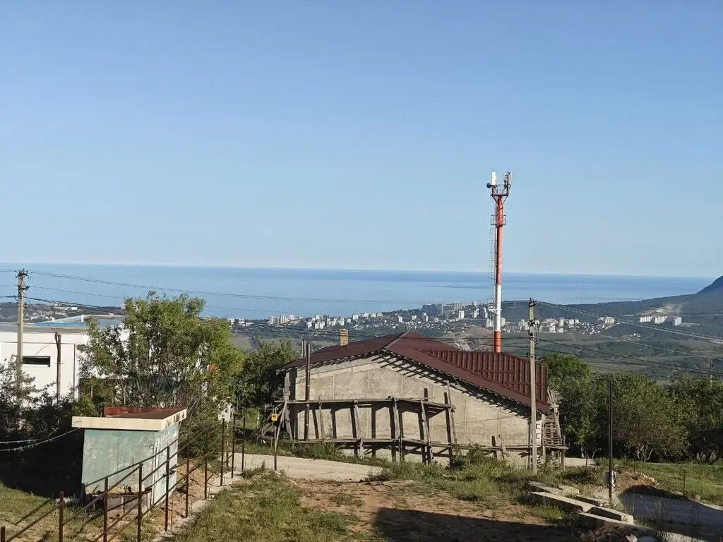 Участок с видом на море, горы и город Алушта, Крым - Фото 4