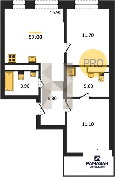 Продажа квартиры в новостройке, Казань, м. Горки, ул. Родины - Фото 1