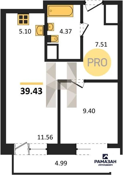 Продажа квартиры в новостройке, Казань, м. Проспект Победы, ул. ... - Фото 1