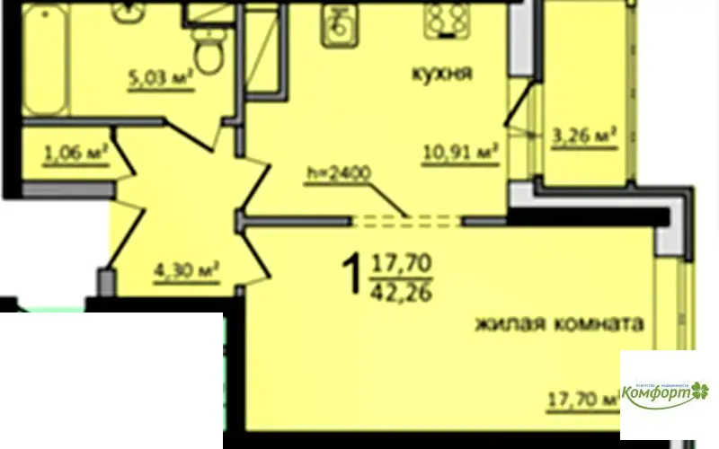 Продается 1к. квартира  г. Раменское, мкр. Солнечный, ул. Лучистая,д8 - Фото 12