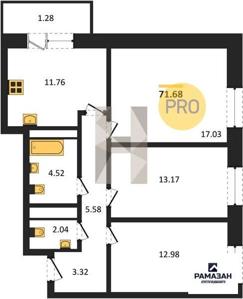 Продажа квартиры в новостройке, Казань, м. Горки, ул. Родины - Фото 1