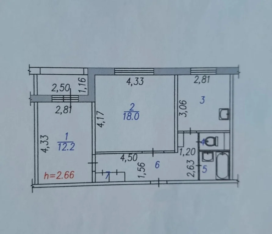 Продам 2-к квартиру, Новокузнецк, улица Глинки 3 - Фото 13