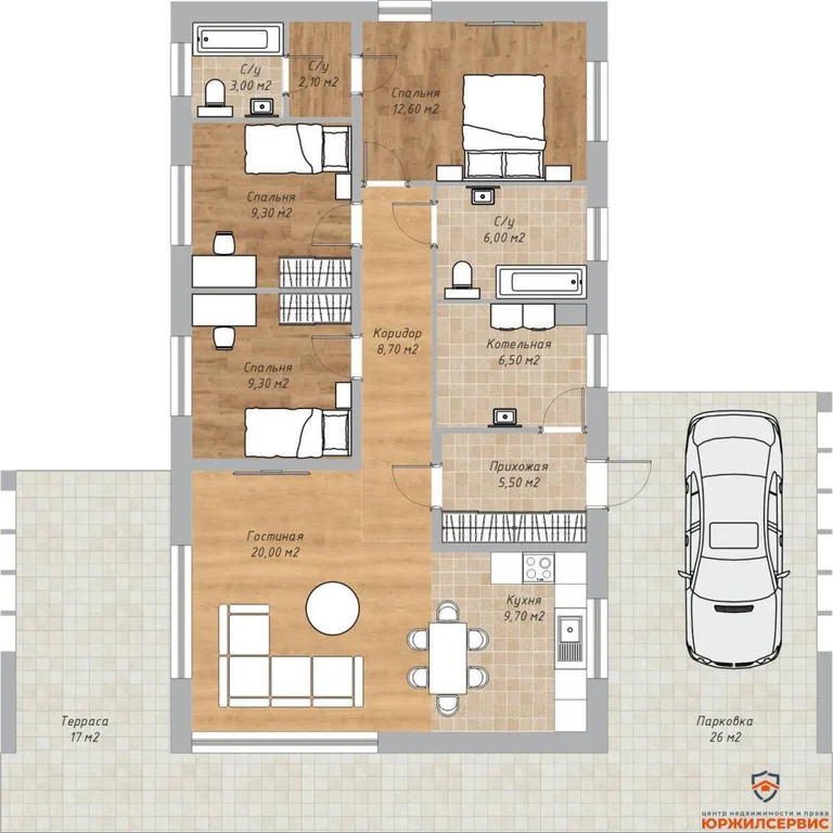 Продажа дома, Домодедово, Домодедово г. о., территория КП Рэд - Фото 9