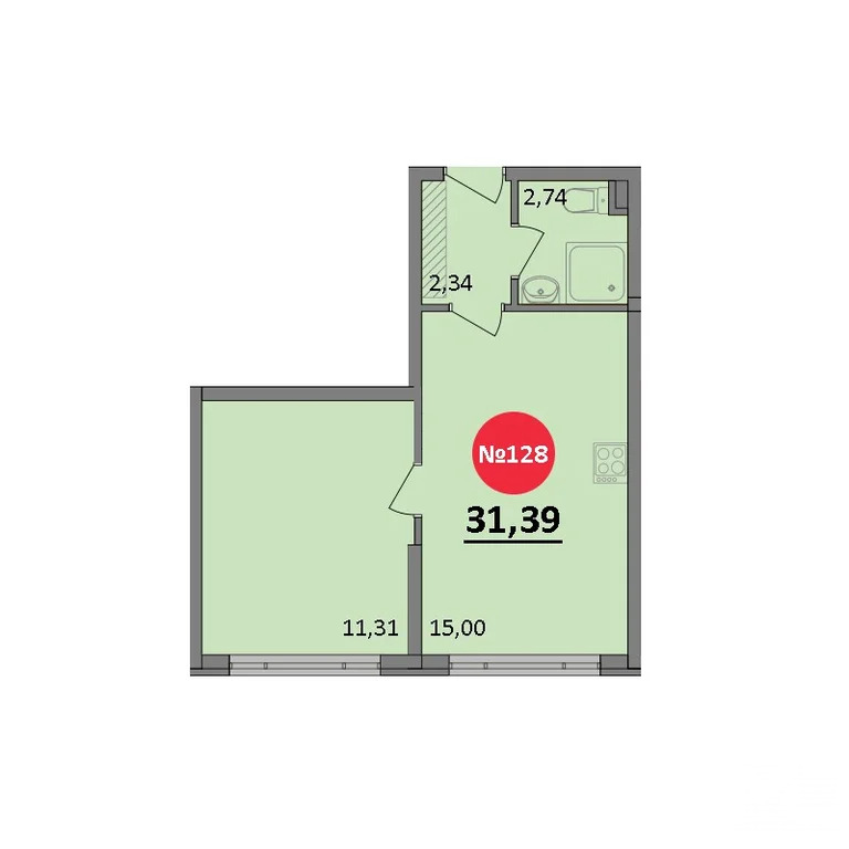 Продажа квартиры в новостройке, Черноморское, Черноморский район, ул. ... - Фото 12