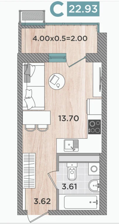 Продажа квартиры в новостройке, Темрюк, Темрюкский район, ул. Дальняя - Фото 9