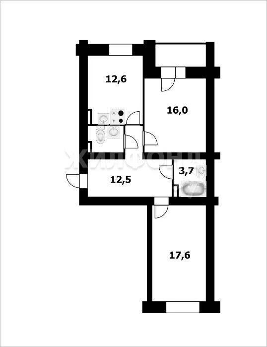 Продажа квартиры, Новосибирск, ул. Толбухина - Фото 23