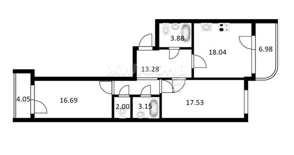 Продажа квартиры, Новосибирск, ул. Дуси Ковальчук - Фото 11