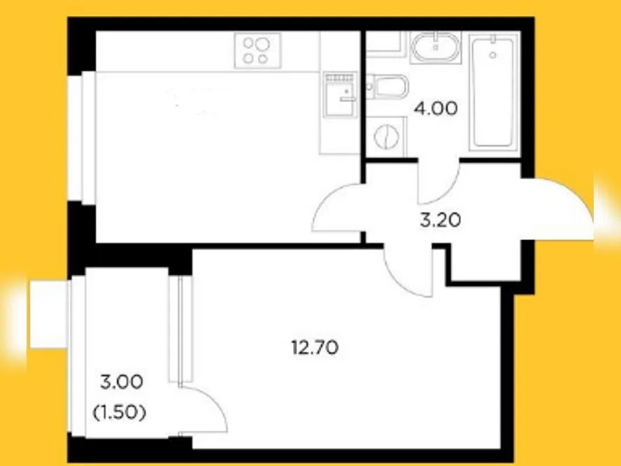 Срочная продажа! Продам 1-комн. квартиру 30.8 кв.м. - Фото 8