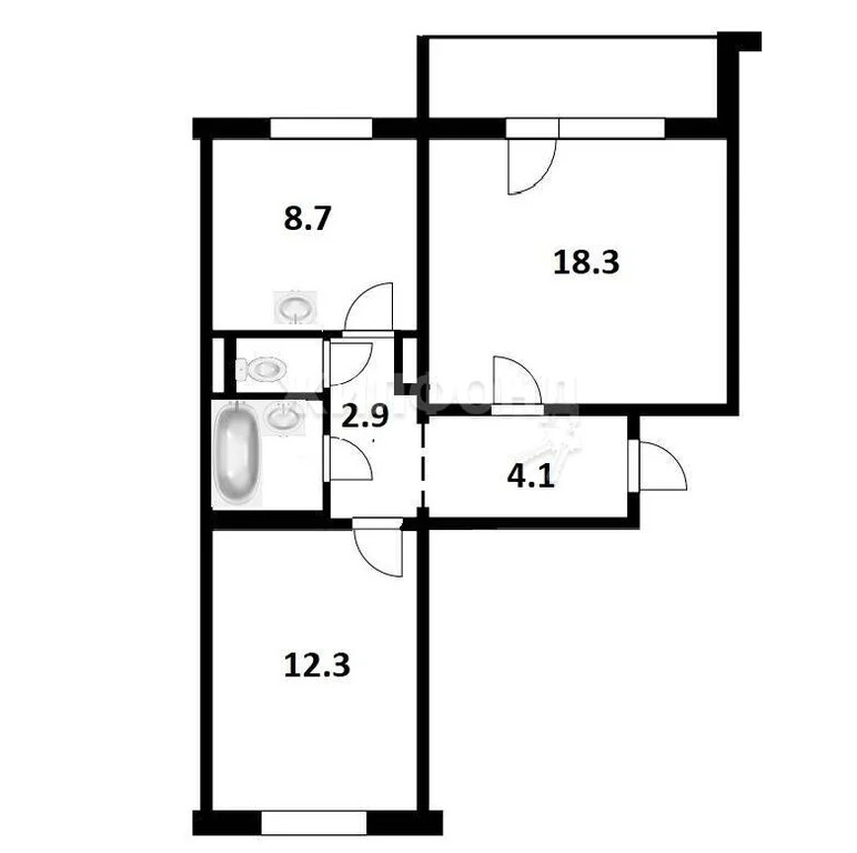 Продажа квартиры, Новосибирск, Владимира Высоцкого - Фото 10