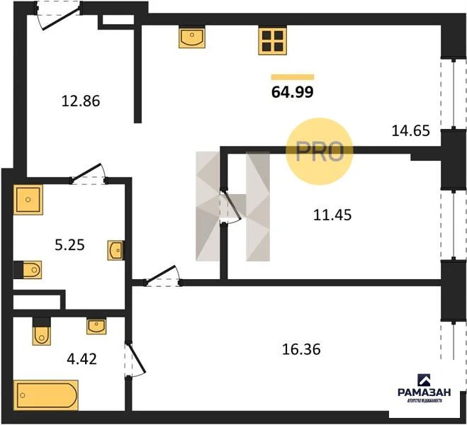 Продажа квартиры в новостройке, Казань, м. Авиастроительная, ул. ... - Фото 1