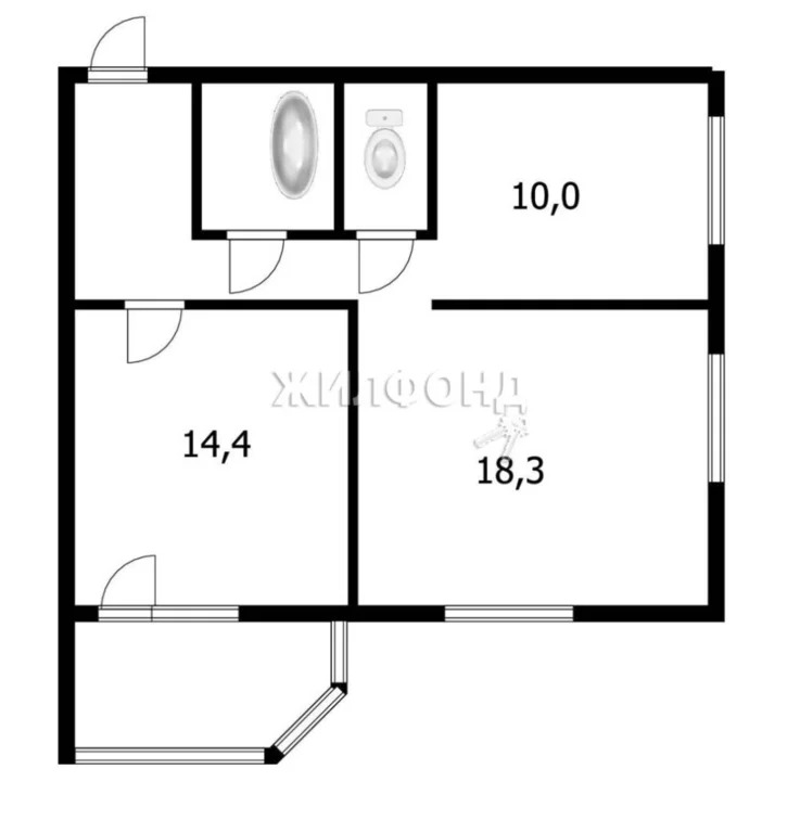 Продажа квартиры, Новосибирск, микрорайон Горский - Фото 9