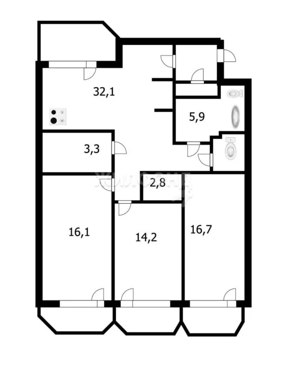 Продажа квартиры, Новосибирск, ул. Нижегородская - Фото 22