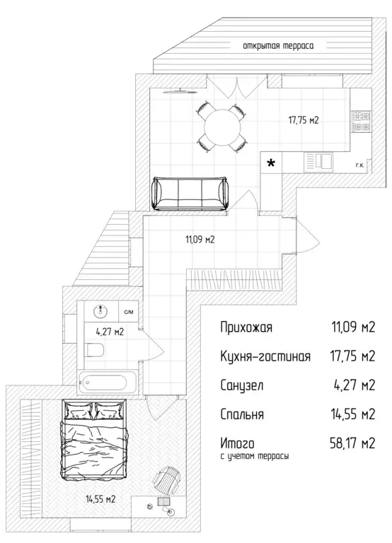 Продается квартира на побережье в доме комфорт-класса. - Фото 5