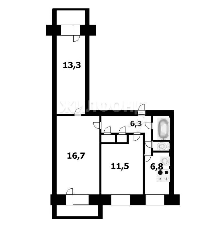 Продажа квартиры, Новосибирск, ул. Герцена - Фото 9