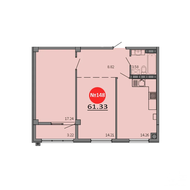 Продажа квартиры в новостройке, Белоглинка, Симферопольский район, ... - Фото 2