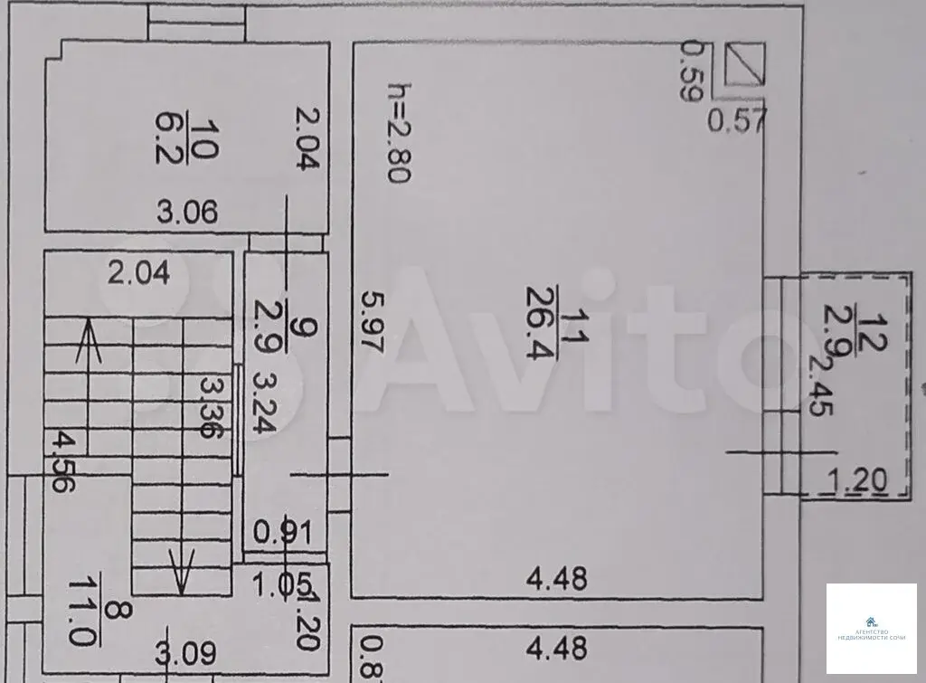 1-к. квартира, 38,4 м, 2/3 эт. - Фото 1