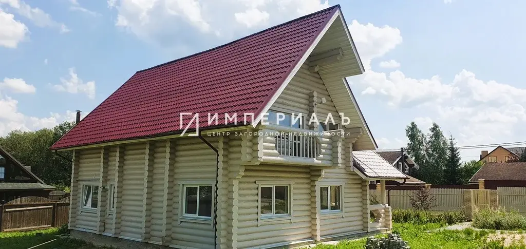 Продается загородный дом из бревна в кп Солнечная горка Жуковского рна - Фото 3