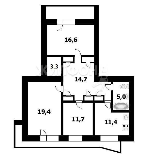 Продажа квартиры, Новосибирск, ул. Гоголя - Фото 6