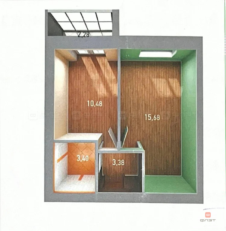 Продажа квартиры, Царево, Пестречинский район, ул. Петра Гаврилова - Фото 10