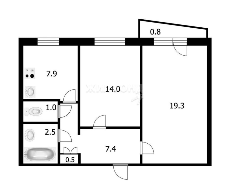 Продажа квартиры, Бердск, Максима Горького - Фото 12