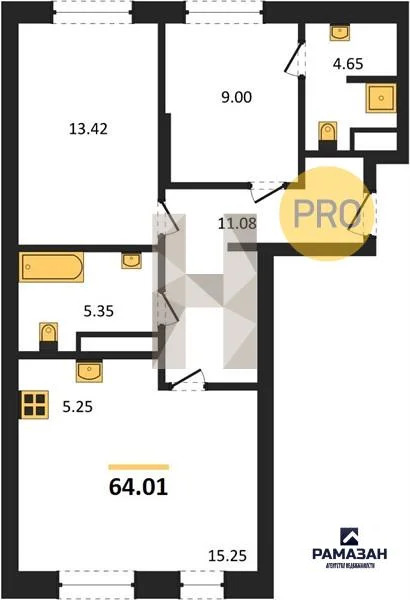 Продажа квартиры в новостройке, Казань, м. Проспект Победы, ул. ... - Фото 1