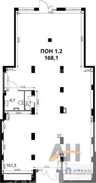 Продажа помещения (псн) пл. 168 м2 под аптеку, банк, бытовые услуги, . - Фото 3