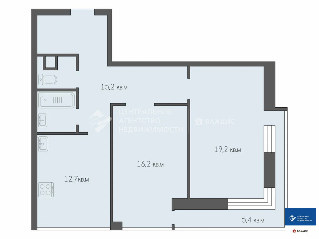 Продажа квартиры, Рязань, улица 2-я Линия - Фото 1