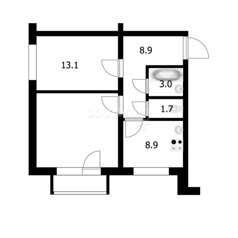 Продажа комнаты, Новосибирск, ул. Бебеля - Фото 8