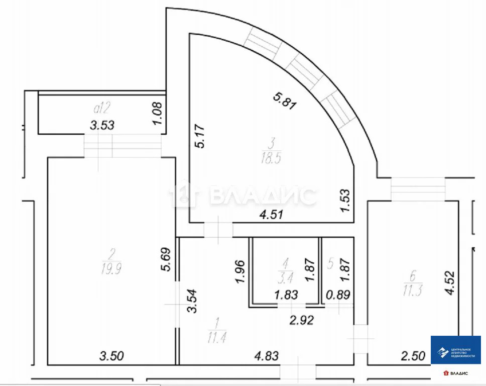Продажа квартиры, Рязань, 1-й Осенний переулок - Фото 16