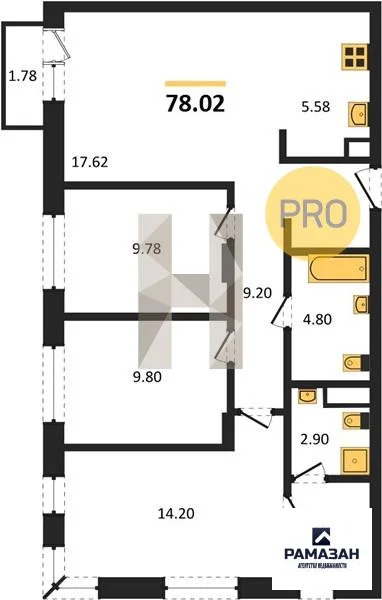 Продажа квартиры в новостройке, Казань, м. Проспект Победы, ... - Фото 1