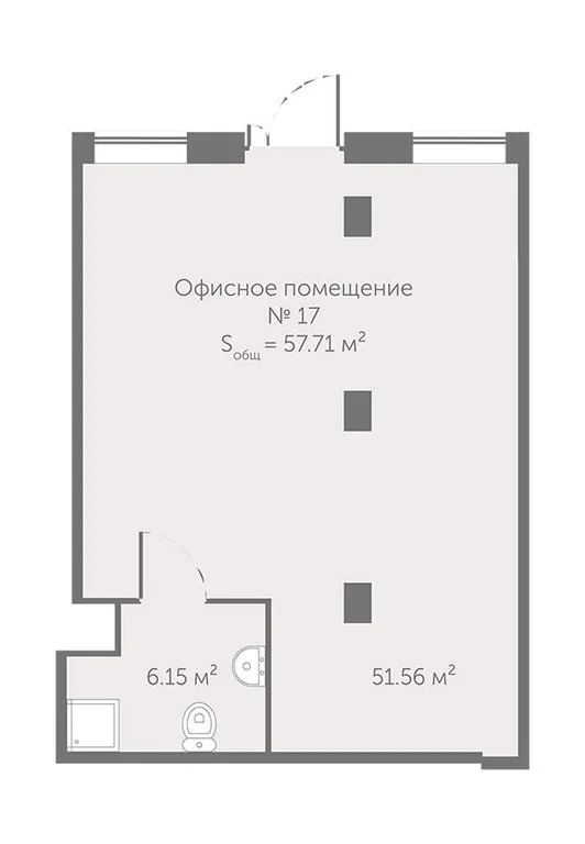 Продается ПСН 57.71 м2 - Фото 0