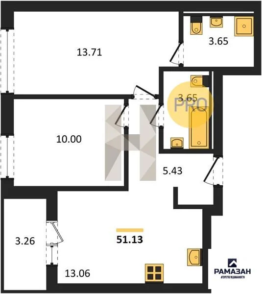 Продажа квартиры в новостройке, Казань, м. Козья слобода, ул. ... - Фото 1