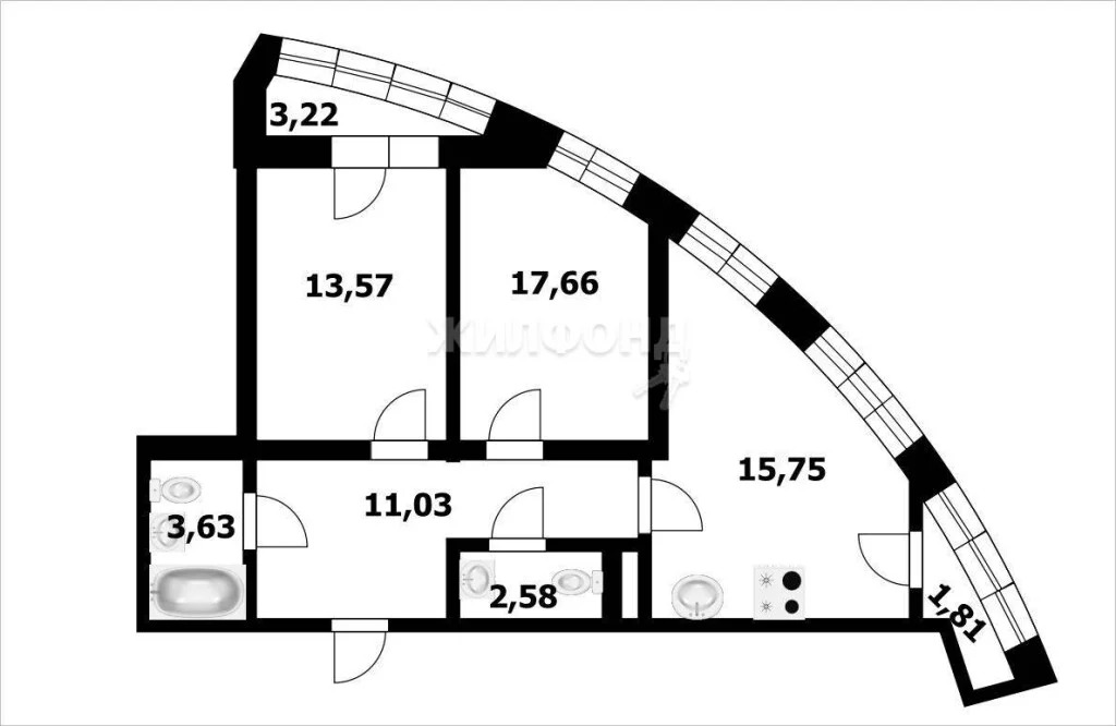 Продажа квартиры, Новосибирск, ул. Сибревкома - Фото 34