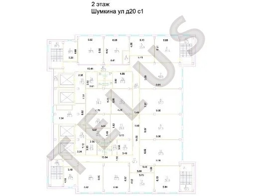 м. Сокольники, ул. Шумкина, 8350 м2, Бизнес-центр (ном. объекта: 8027) - Фото 12