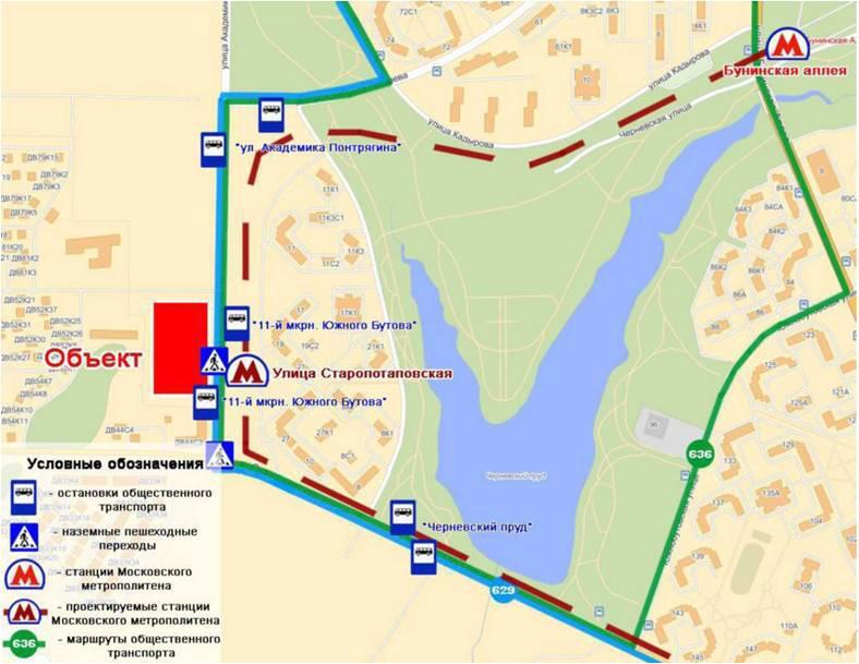 Станция метро потапово карта