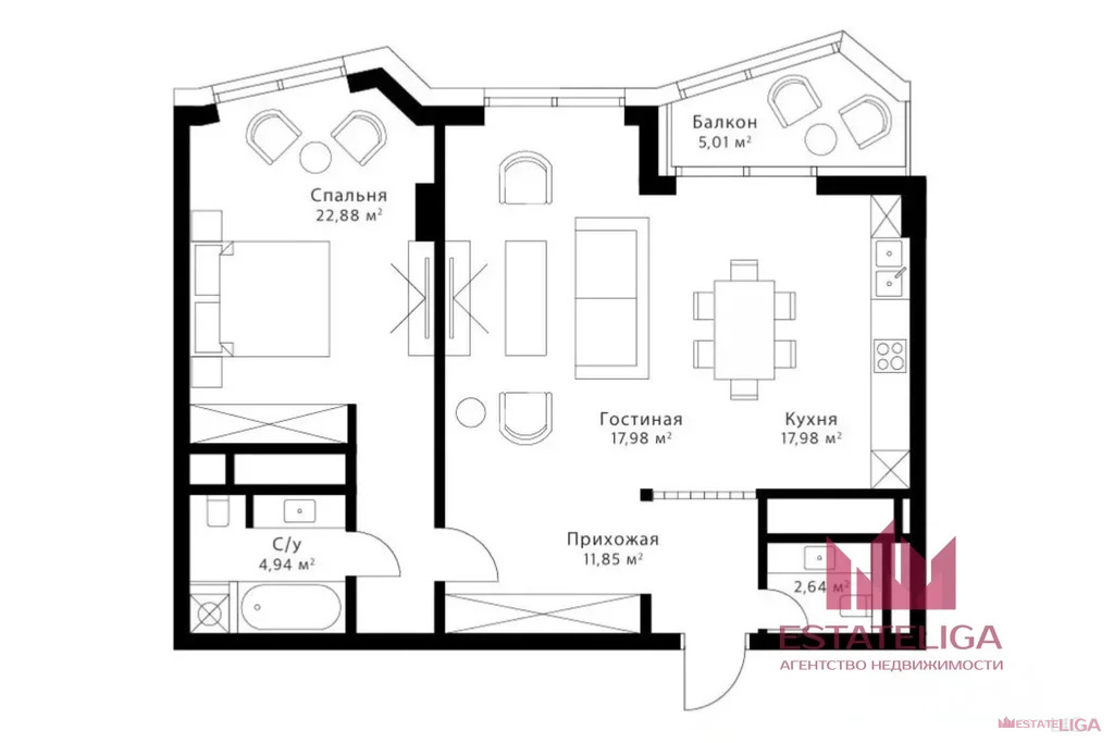 Продажа квартиры, Заречье, Одинцовский район, Весенняя улица - Фото 2
