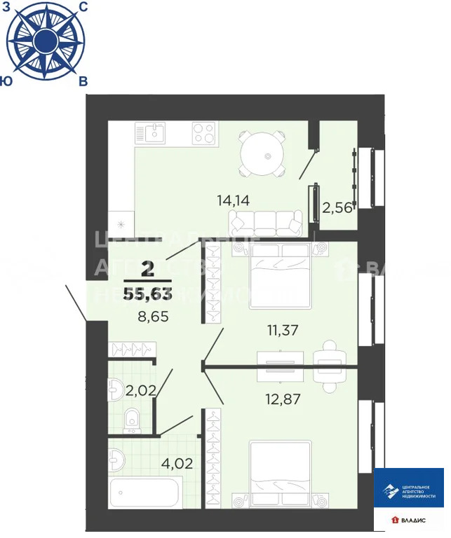 Продажа квартиры, Рязань, улица Княжье Поле - Фото 23