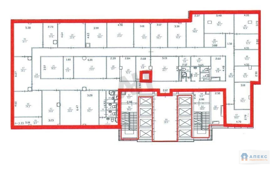 Аренда офиса 818 м2 м. Римская в бизнес-центре класса А в Таганский - Фото 9