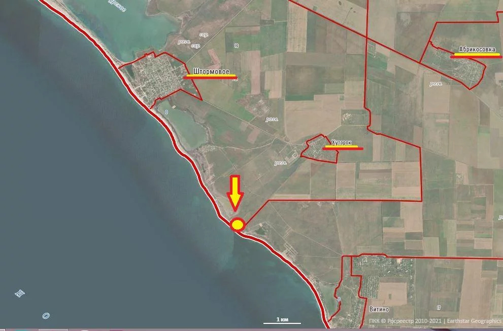 Публичная кадастровая карта крыма сакский район уютное