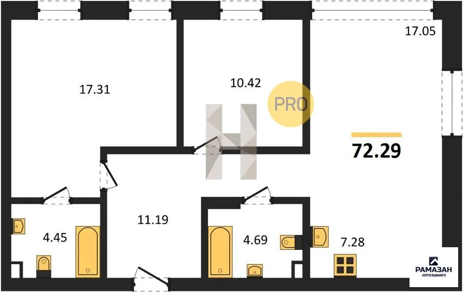 Продажа квартиры в новостройке, Казань, м. Суконная слобода, ул. ... - Фото 1