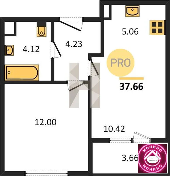 Продажа квартиры в новостройке, Пушкино, Воскресенский район, Новая ... - Фото 1