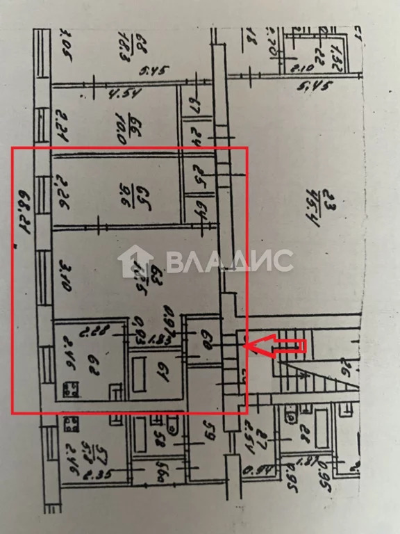 городской округ Владимир, улица Мира, д.70, 2-комнатная квартира на ... - Фото 17