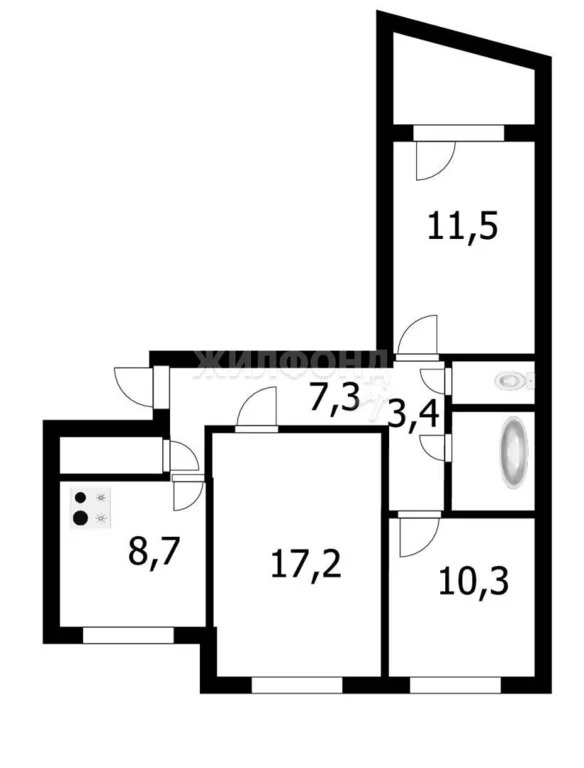 Продажа квартиры, Краснообск, Новосибирский район - Фото 9